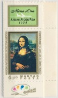 ** 1974 10 Db Mona Lisa Bélyeg FelsÅ‘ Szelvénnyel (12.000) - Other & Unclassified