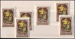 ** 1951 6 Db Virág (II.) Sor (10.200) - Other & Unclassified