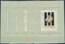 ** 1961 5 Db Liszt Blokk (10.000) - Sonstige & Ohne Zuordnung