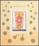 ** 1980 Bélyegnap Vágott Blokk - Altri & Non Classificati