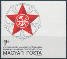 ** 1978 Kommunisták Magyarországi Pártja (III.) Vágott ívszéli... - Altri & Non Classificati