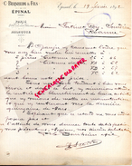 SUISSE- LETTRE SOCIETE CREDIT SUISSE- SCHWEITZERISCHE KREDITANSTALT- ZURICH- 1892 A M. FATINET ROY SOURDIEU ROANNE - Svizzera