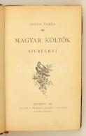 Szana Tamás: Magyar KöltÅ‘k Szerelmei. Bp., 1887, Hornyánszky. Kicsit Kopott FélbÅ‘r... - Sin Clasificación