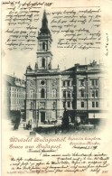 T3 1899 Budapest V. Szervita Templom, Schmidt Edgar Kiadása (EB) - Sin Clasificación