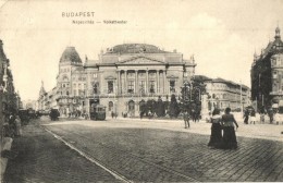 * T2/T3 Budapest VIII. Népszínház (ideiglenes Nemzeti Színház), Villamos, D. T.... - Non Classificati