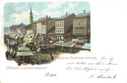 T2 1899 Sopron, Vásár, Piac / Oedenburger Jahrmarkt - Non Classificati