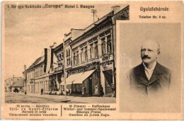 T2/T3 Gyulafehérvár, Karlsburg, Alba Iulia; Hotel Európa, ElsÅ‘ Rangú Szálloda,... - Non Classificati