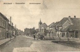 T2/T3 Szászsebes, Sebes, Mühlbach; Utcakép / Siculorumgasse / Street View  (EK) - Non Classificati