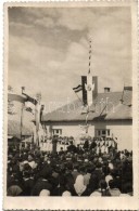 T2 1938 Deáki, Diakovice; Bevonulás, Országzászló, Honleányok / Entry Of... - Sin Clasificación