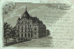 T2/T3 Kassa, Kosice; Nemzeti Színház / Theatre. Varga Bertalan Floral, Litho (EK) - Non Classificati