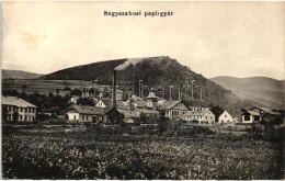 T2 Nagyszabos, Nagyszlabos, Slavosovce; Papírgyár / Paper Factory / Papierfabrik - Non Classificati