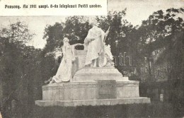 T2/T3 Pozsony, Pressburg, Bratislava; 1911 Szeptember 8-án Leleplezett PetÅ‘fi Szobor / Statue - Non Classificati