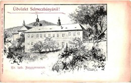 ** T2/T3 Selmecbánya, Schemnitz, Banska Stiavnica; Királyi Katolikus Nagygimnázium. Joerges A.... - Sin Clasificación