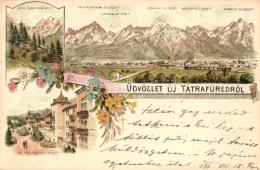 T2/T3 1899 Újtátrafüred, Neu-Schmecks, Novy Smokovec; Nagy Tarpataki Völgy, Csúcsok... - Sin Clasificación