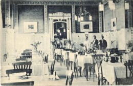 * T3 Beregszász, Berehove; Grand étterem, Pincérek, BelsÅ‘ / Restaurant Interior, Waiters (Rb) - Non Classificati