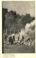 ** T1 Auschwitz-Birkenau, Oswiecim; Cremation Of Corpses On Pyres - Zonder Classificatie