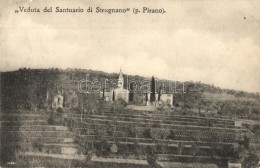 T2/T3 Strunjan, Strugnano; Veduta Del Santuario / View Of The Sanctuary (EK) - Zonder Classificatie