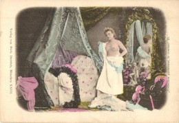 ** T3 Collection Parisienne, Le Coucher 15. Erotic Nude Lady, Bedtime, Verlag Von Mich. Dietrich (kis... - Non Classificati