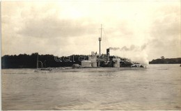 ** T1 A Dunai Flottilla SMS Maros Folyami Monitora / Donau-Flottille / Hungarian Danube Fleet Monitor Ship, Phot.... - Non Classés