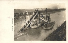 T2/T3 1918 'Nádor' Iszapkotró Hajó / Mud Excavator Ship, Photo (EK) - Zonder Classificatie