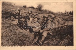 ** T1/T2 Camp Du Valdahon, Mitrailleurs / WWII French Military Postcard, Machine Gun - Zonder Classificatie