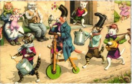 T3 Cats Music Band. Colorprint B. Special 2257/4. (EB) - Non Classificati