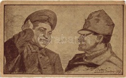 ** T4 Itt A Béke! / Der Friede Ist Hier! / WWI Hungarian Military Peace Propaganda, Humour S:... - Non Classés