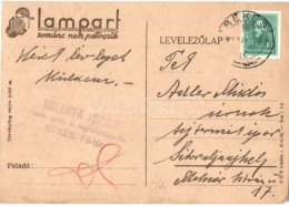 Lampart Zománc, Flora Terpentin Szappan - 2 Db Régi Magyar Reklámlap / 2 Pre-1945 Hungarian... - Non Classificati