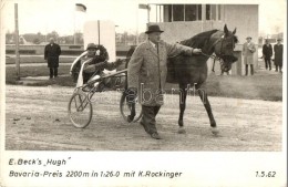 * T3 E. Beck's 'Hugh'. Bavaria-Preis Mit K. Rockinger / Horse Race Photo (fl) - Zonder Classificatie