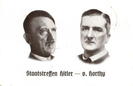 * T2/T3 1938 Staatstreffen Hitler - Von. Horthy; Verlag O. Struck '1938 Deutschlandreise Reichsverweser Von Horthy'... - Non Classificati