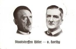 * T2/T3 1938 Staatstreffen Hitler - Von. Horthy; Verlag O. Struck '1938 Deutschlandreise Reichsverweser Von Horthy'... - Non Classés