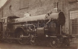 ** T2/T3 MÁV 306.02. Sorszámú GÅ‘zmozdonya / Hungarian Vintage Locomotive, Photo (EK) - Non Classés