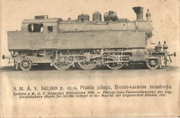 ** T3 A MÁV 342,008 Prairie-jellegÅ±, Brotán-kazános Mozdonya / Hungarian State Railways,... - Sin Clasificación