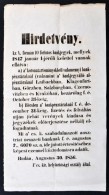 Buda 1856. 'A Császári Királyi Helytartósági Osztály' által... - Non Classificati