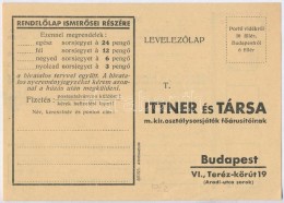 1935. 'Ittner és Társa M. Kir. Osztálysorsjáték... - Non Classificati