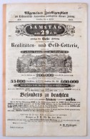 Ausztria / Bécs 1843. 'Allgemeines Intelligenzblatt' Szerencsejátékokkal Foglalkozó... - Non Classificati