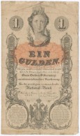 1858. 1G T:III-
Austrian Empire 1858. 1 Gulden C:VG
Adamo G87 - Unclassified