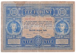 1880. 10Ft 'Osztrák-magyar Bank' T:III- Kis Ly. Középen
Austro-Hungarian Monarchy 1880. 10... - Sin Clasificación