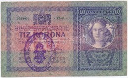 1904. 10K Hamis 'Zimony' Felülbélyegzéssel (fake Overprint) T:III- - Sin Clasificación