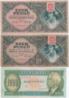 1920. 2K Csillagos Sorszám + 1932. 50P + 1945. 1000P (2x) MindkettÅ‘ BetÅ±hibás 'MNB'... - Sin Clasificación