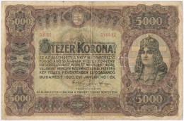 1920. 5000K 'Orell Füssli Zürich' Piros Sorozat- és Sorszám T:III-
Hungary 1920. 5000... - Non Classificati