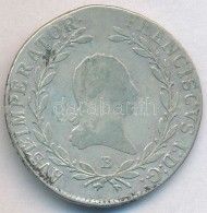 1815B 20kr Ag 'I. Ferenc' (6,55g) T:3
Hungary 1815B 20 Kreuzer Ag 'Franz I' (6,55g) C:F
Huszár: 1973., Unger... - Non Classificati