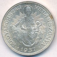 1937. 2P Ag 'Madonna' T:1-,2 Adamo P7 - Unclassified