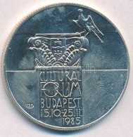 1985. 500Ft Ag 'Kulturális Fórum Budapest 1985' T:BU Adamo EM89 - Unclassified