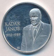 Kósa István (1953-) 1989. 'Kádár János' Ag Emlékérem... - Non Classés