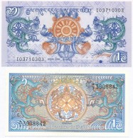 Bhután 1986. 1N + 2006. 1N T:I
Bhutan 1986. 1 Ngultrum + 2006. 1 Ngultrum C:UNC - Non Classificati