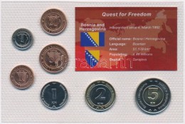 Bosznia és Hercegovina 2002-2007. 5f-5KM (7xklf) 'Quest For Freedom' Sorozat, Forgalmi Sor MÅ±anyag... - Non Classés