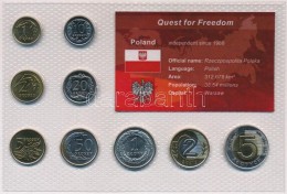 Lengyelország 1995-2007. 1gr-5Zl (9xklf) 'Quest For Freedom' Sorozat, Forgalmi Sor MÅ±anyag... - Non Classificati