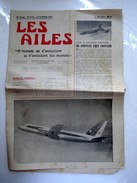 LES AILES - LE MONDE DE L'AVIATION ET L'AVIATION DU MONDE  - N° 1716 - 14février 1959 - Luchtvaart