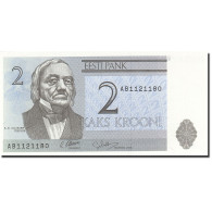 Billet, Estonia, 2 Krooni, 1991-1992, 1992, KM:70a, SPL - Estonie